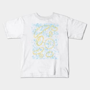 Yellow Moon Jelly Kids T-Shirt